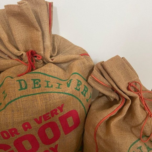 Christmas Decor Santa Bags - Super Cute! Seasonal Holiday Decor - Picture 6 of 7